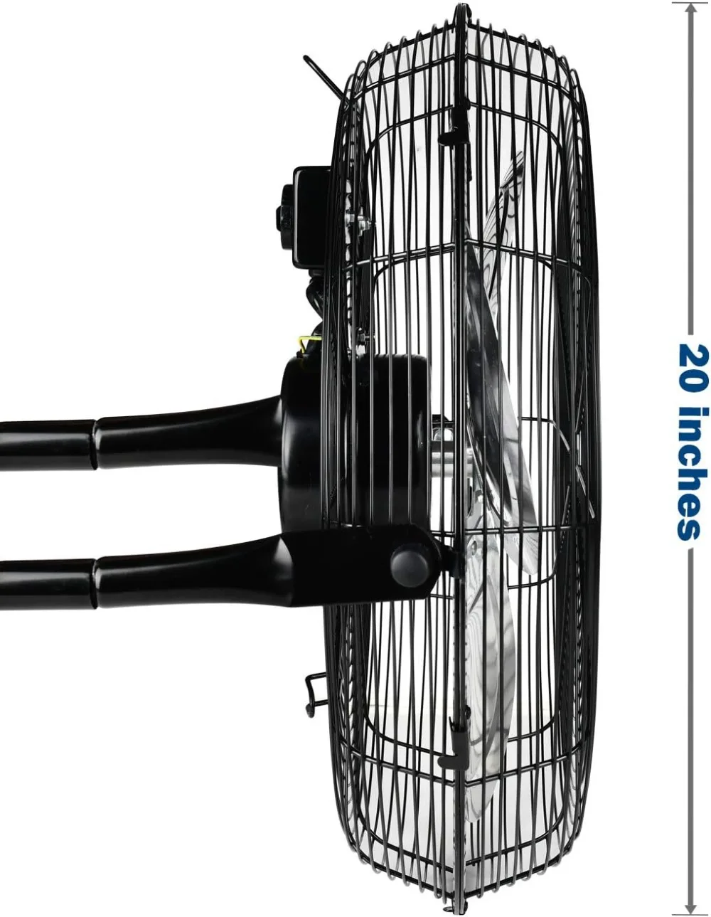 Simple Luxury 12-Inch 3-Speed High-Speed Heavy-Duty Metal Industrial Floor Fan with Quiet Vibration