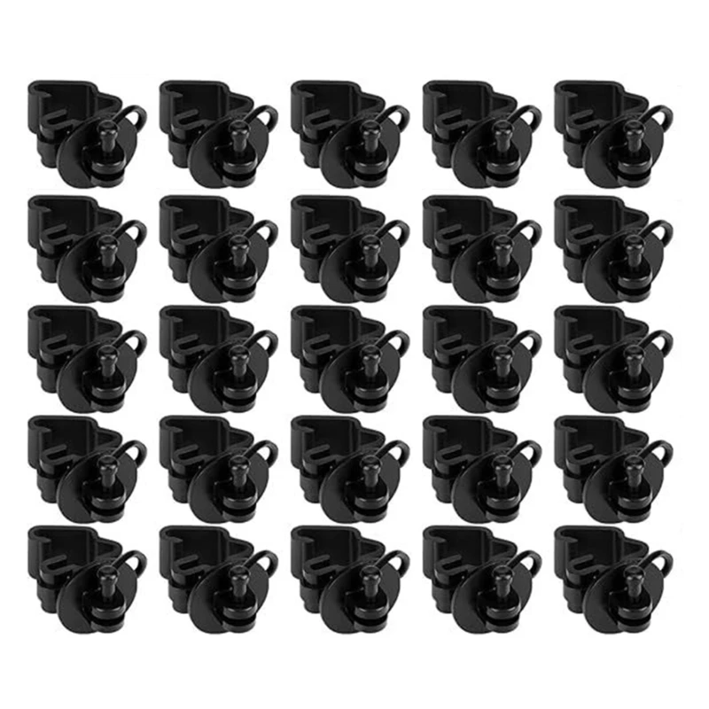 25Pcs T Post Electric Insulators Ranch Fence Clip Outdoor Fence Accessories