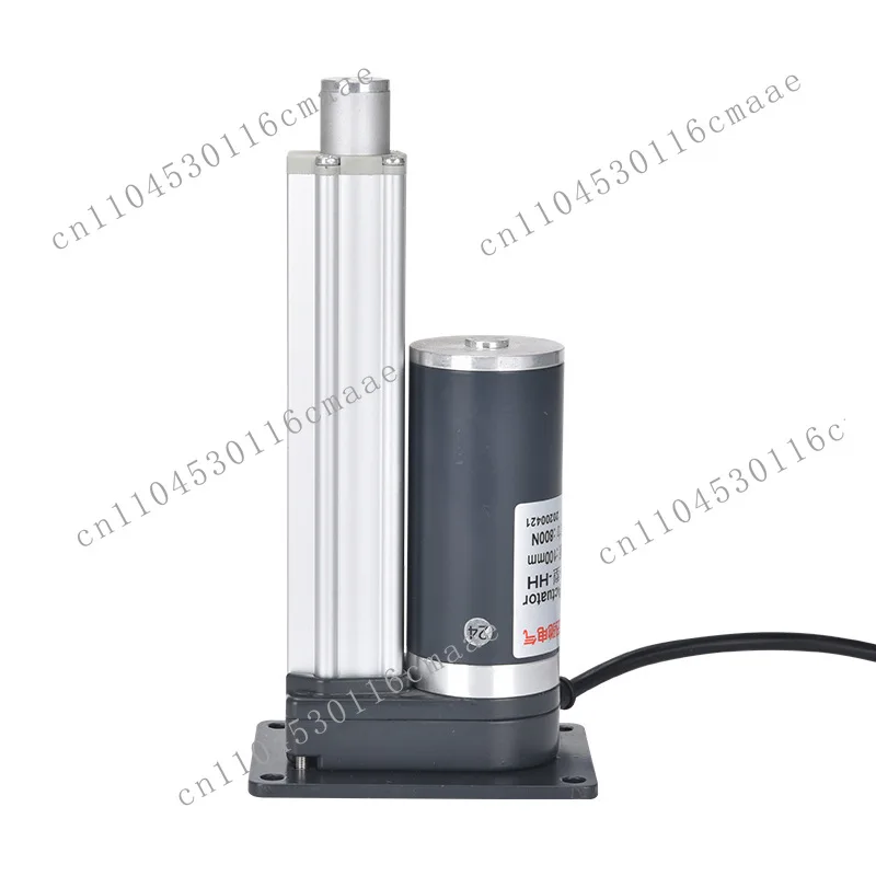 Electric push rod flat base XC800 miniature reciprocating telescopic rod DC motor linear large thrust lifting rod