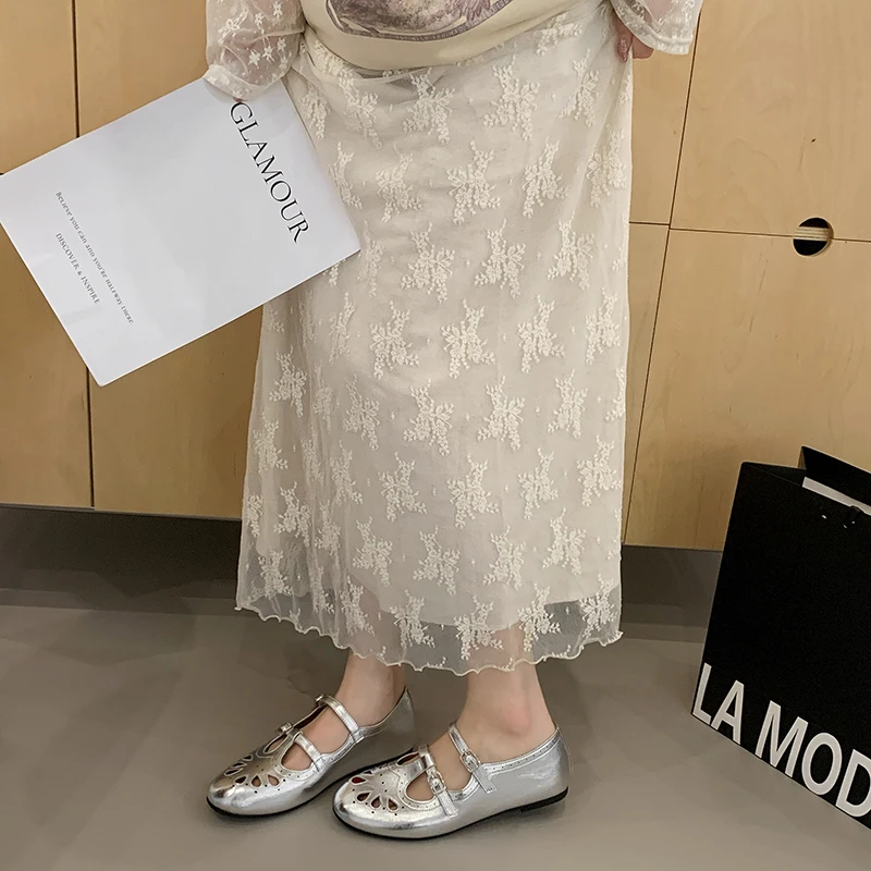 

Women Hollow Out Mary Jane Flats Double Strap Buckle Casual Shoes Gold Silver Beige PU Leather Square Toe Daily Walking Loafers