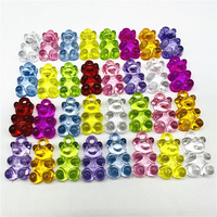 15pcs 20mm Acrylic Mini Bear Charms For Jewelry Making DIY Pendants Cute Earrings Necklaces Creative Finding For Jewelry Making