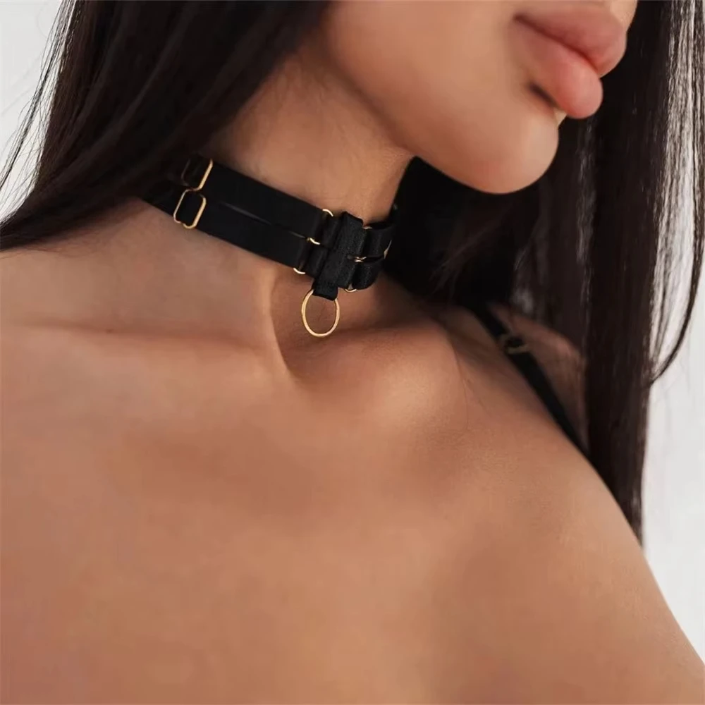 Ladies' Sexy Elastic Adjustable Thigh Strap Multi-layer Leg Decoration Strap Daily Matching Clothing Accessories Couple BDSM Use