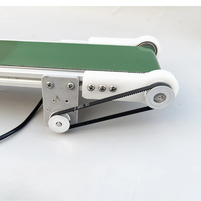 Compact Desktop Belt Conveyor Mini Tabletop Transport Machinery For Factory Assembly Workshop Material Handling