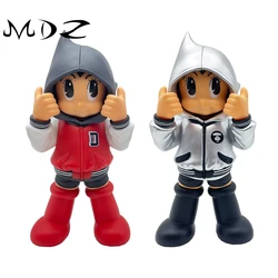 26CM Astro Boy Mighty Atom Large Figure Tetsuwan Hooded Atom Anime Soft adesivo Collection Toys Action Figures regali di festa