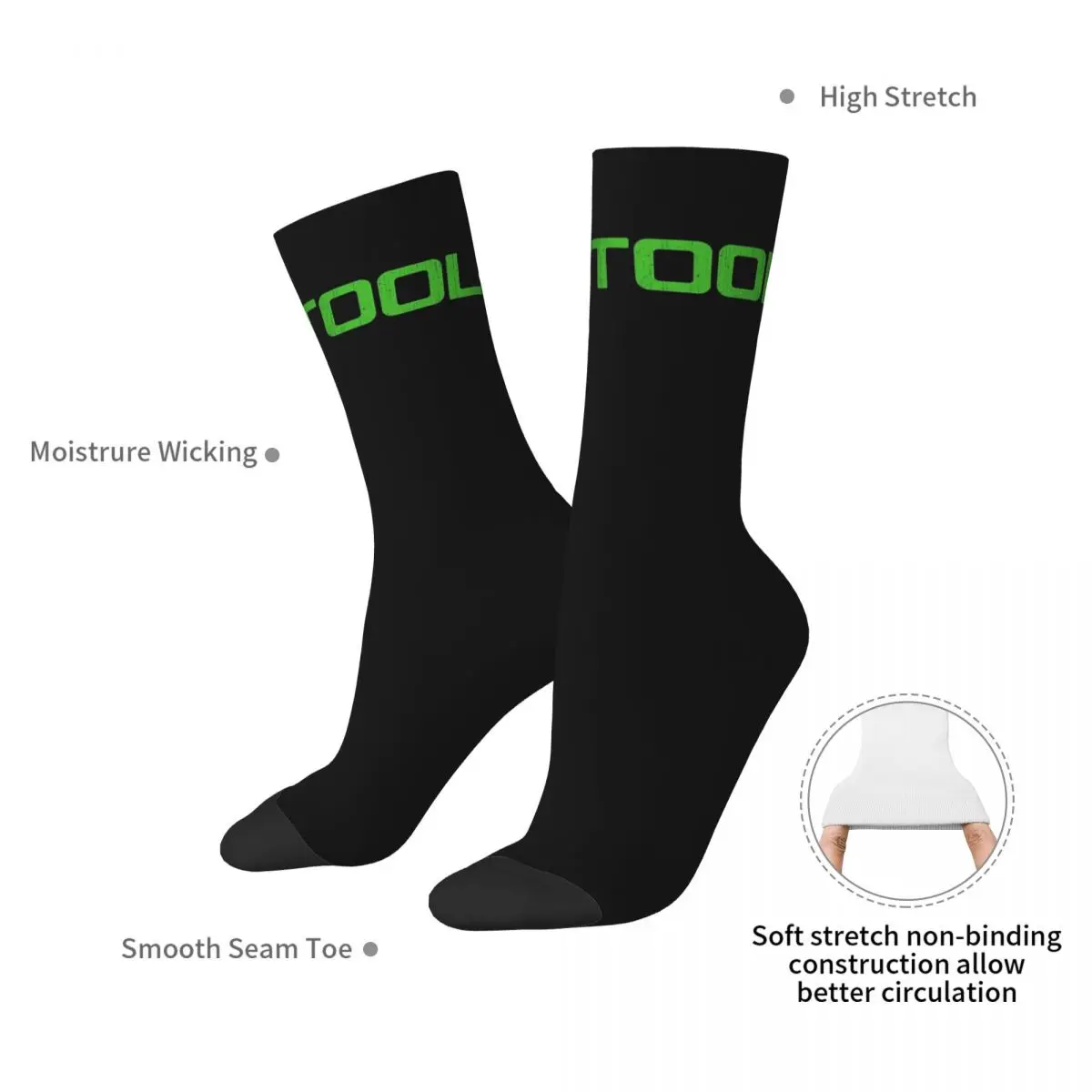 Festool Powertool Socken Harajuku Superweiche Strümpfe Ganzjahres-Langsocken Zubehör für Unisex-Geburtstagsgeschenk
