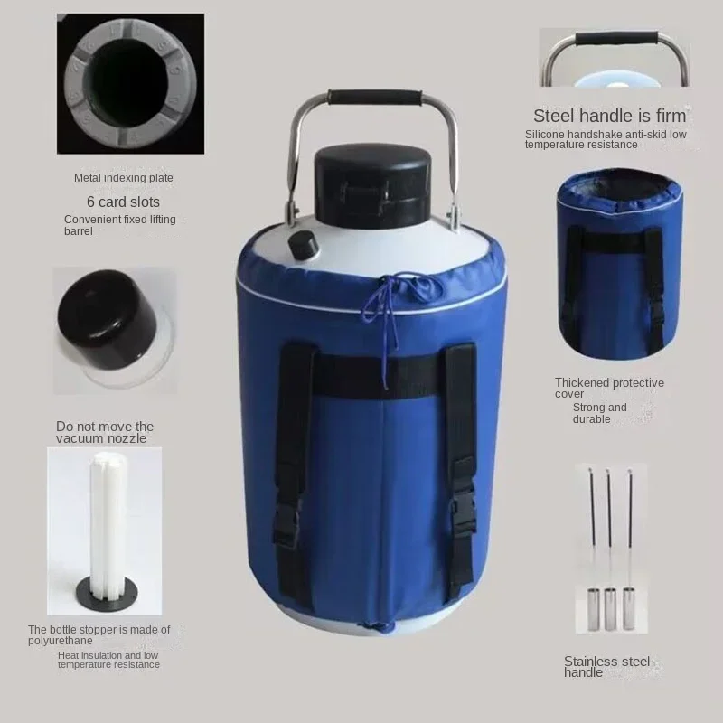 with Liquid Nitrogen Caliber 10L Liquid Nitrogen Container Cryogenic Tank Dewar Liquid Nitrogen Container