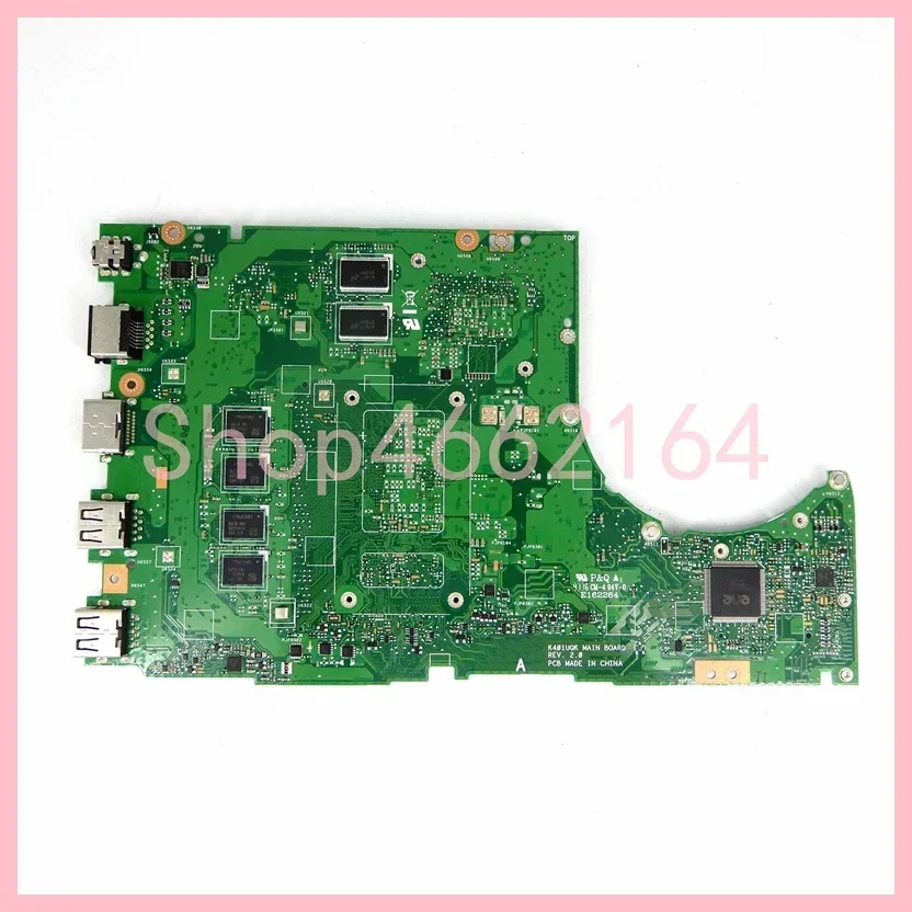 K401UQ  i3 i5 i7-6th/7th Gen CPU 4GB-RAM 940MX-V2G GPU  Laptop Motherboard For ASUS K401U K401UB A401U K401UQ K401UQK Mainboard