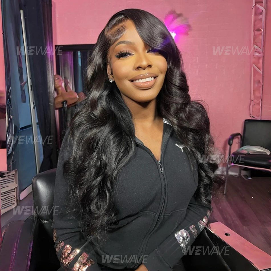 

30 40 Inch 13X6 Hd Lace Body Wave Human Hair Wigs 13X4 Lace Frontal Wig Black Front Pre Plucked Wigs For Women 250 Density