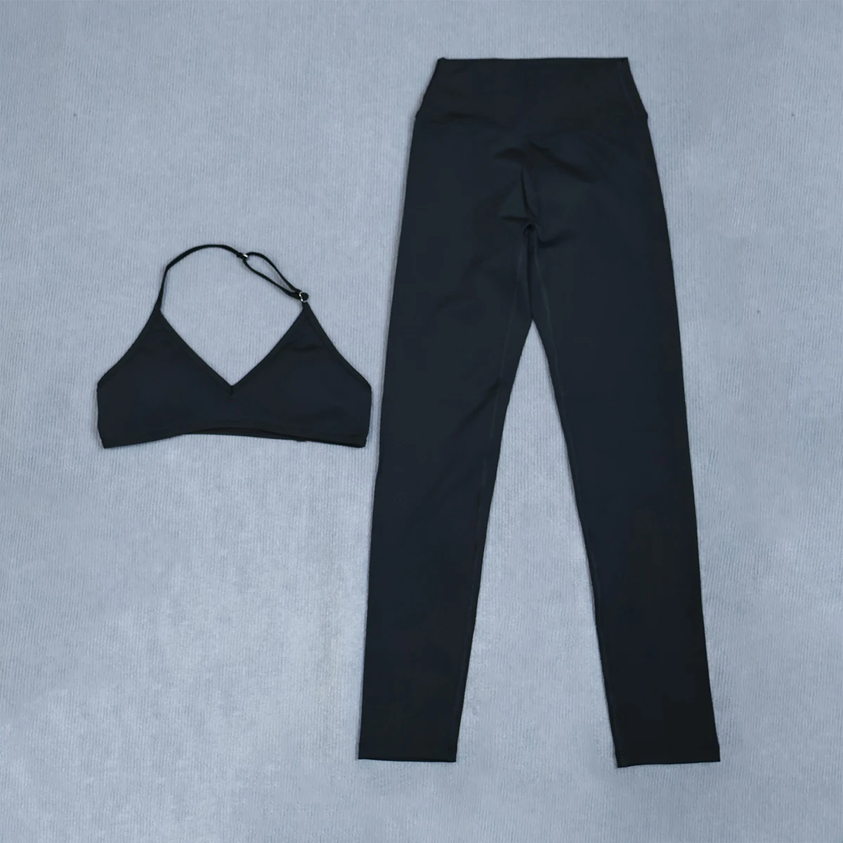 Ctenkevet Hochtailliertes Yoga-Set für Frauen Schnelltrocknende Atmungsaktive Sommer-Trainingskleidung für Outdoor-Laufen und Fitness-Aktivitäten – Detail 19