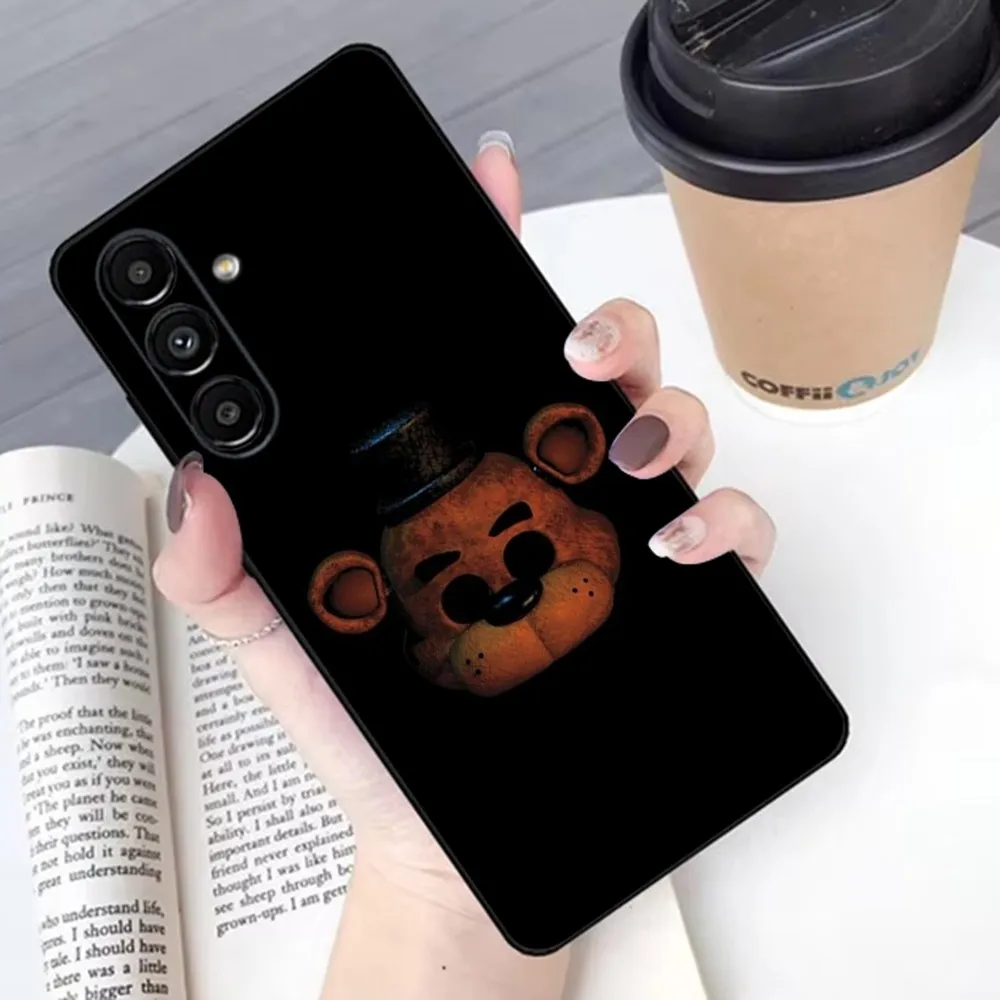 Fnaf Five-nights-At-Freddys Phone Case For Samsung S 25,24,21,22,23,30,20,Ultra,Plus,Fe,Lite,Note,10,9,5G Black Soft