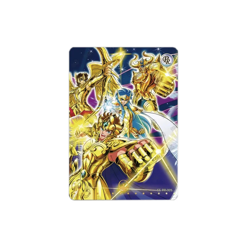 Kartka kayout Saint Seiya PR pełna seria No.001-009 postać z Anime Athena Pegasus Poseidon karta rzadka kolekcja prezent dla dzieci