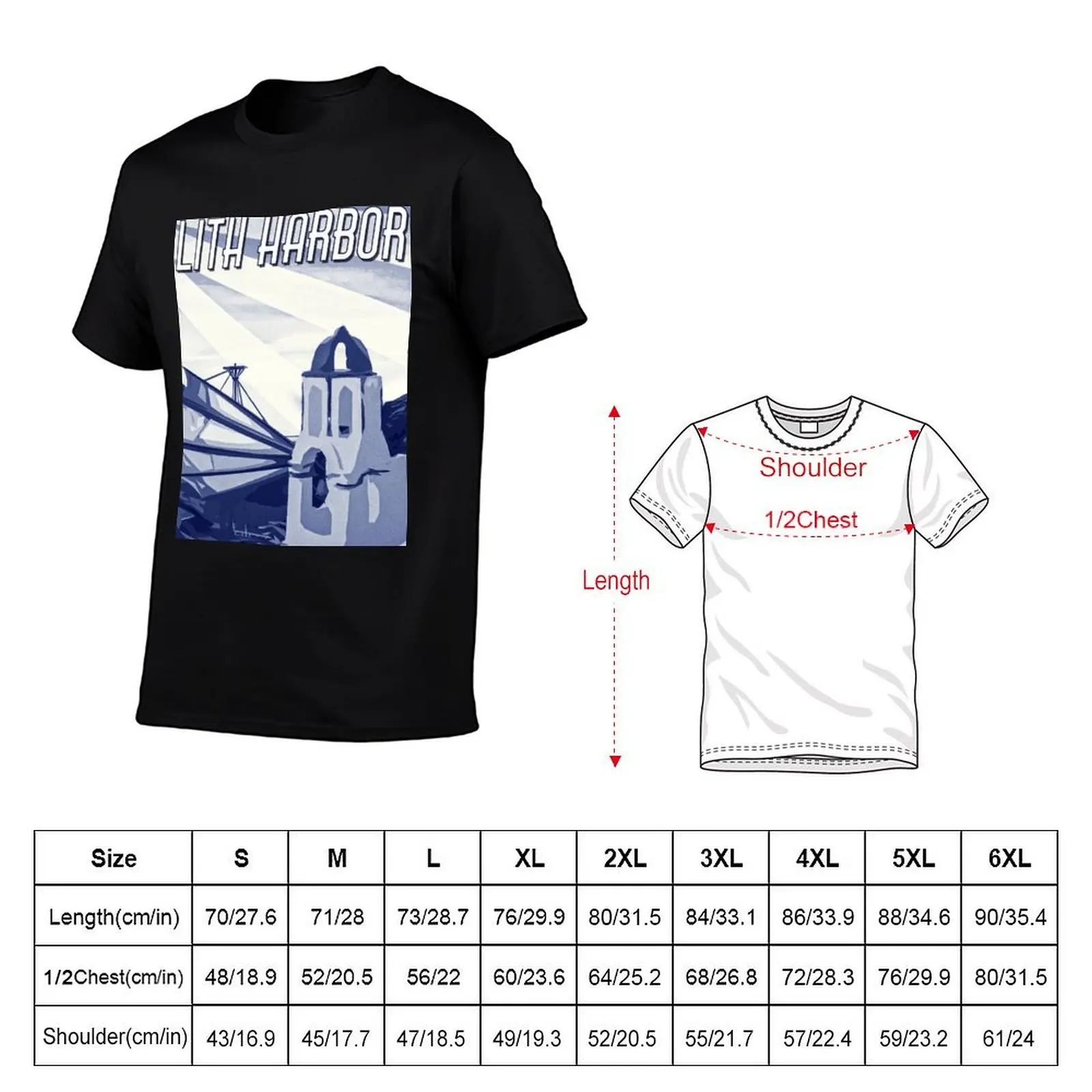 Lith Harbor Vacation Poster- Maplestory T-Shirt shirts graphic vintage tees shirts graphic tees plain black t shirts men