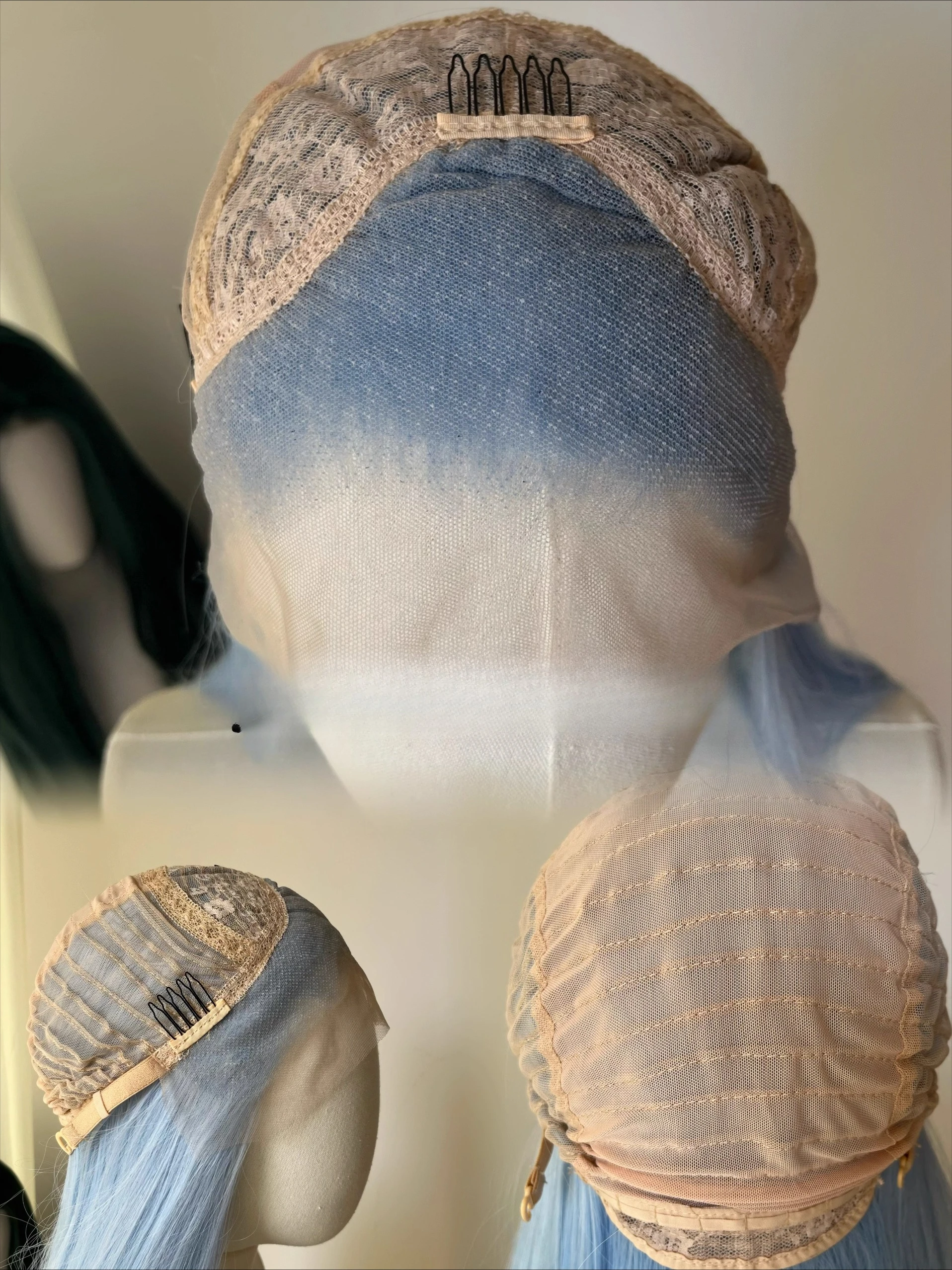 الفضة الأرجواني الدانتيل شعر مستعار أمامي للنساء مستقيم 13*4 الدانتيل الباروكات الاصطناعية الدانتيل الباروكات الطبيعية ل تأثيري شعر مستعار من ألياف الخزامى