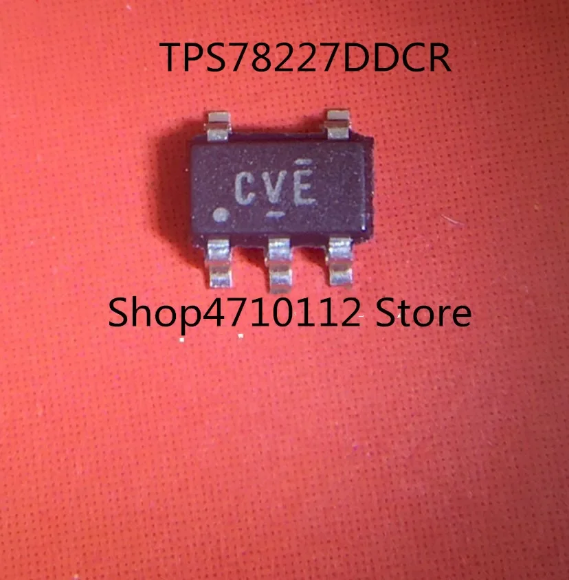 10 PÇS/LOTE NOVO TPS78227DDCR TPS78227DDCT TPS78227DDC TPS78227 MARCAÇÃO CVE SOT223-5 IC
