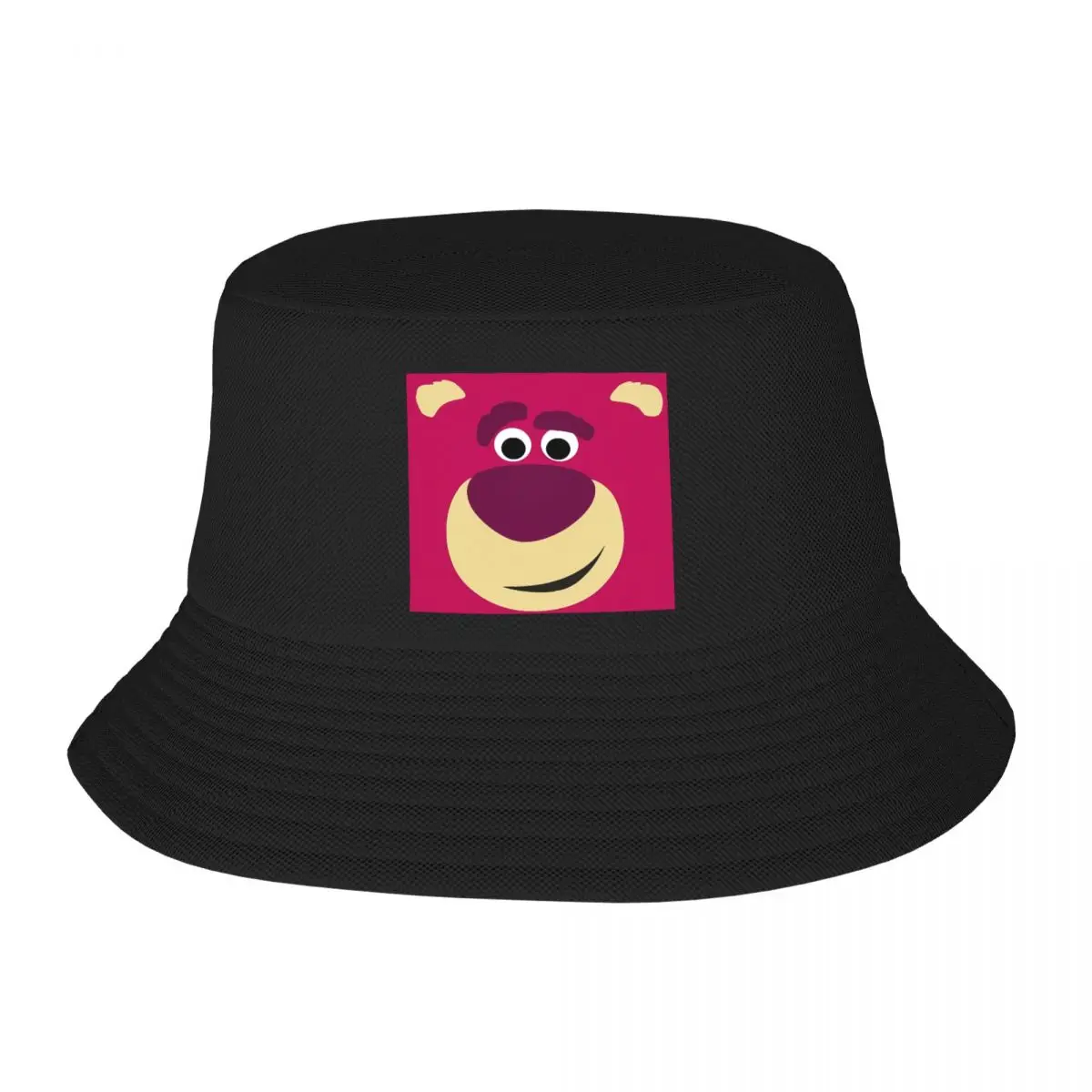 2022 New Summer Lotso Bucket Hats for Women Men Disney Toy Story Lotso Outdoor Travel Foldable Bob Fisherman Hat Girls Boys Cap