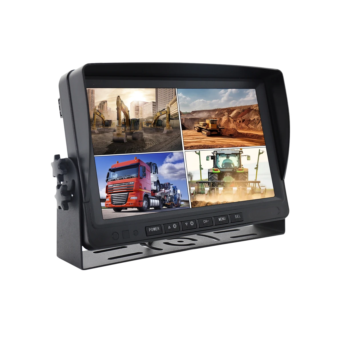 LaBu Official-Website 7 inch 4CH Rear View Camera Monitor Truck Tarking System Car Electronic Devices For Trucks Buses