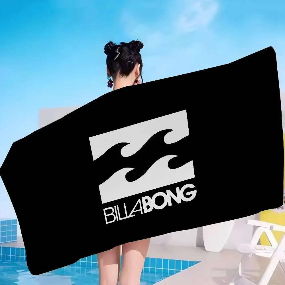 Fashion B-Billabongs Extreme Surfing Microfiber Printed Beach Towel Mountain Climbing Yoga Beach Swimming Running Soft Towel