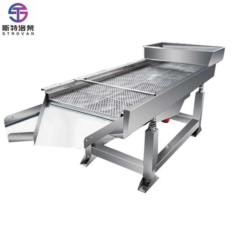 Double Motor Seed Groundnut Sorting Processing Machine with Low Energy Consumption Linear Vibrating Equipment