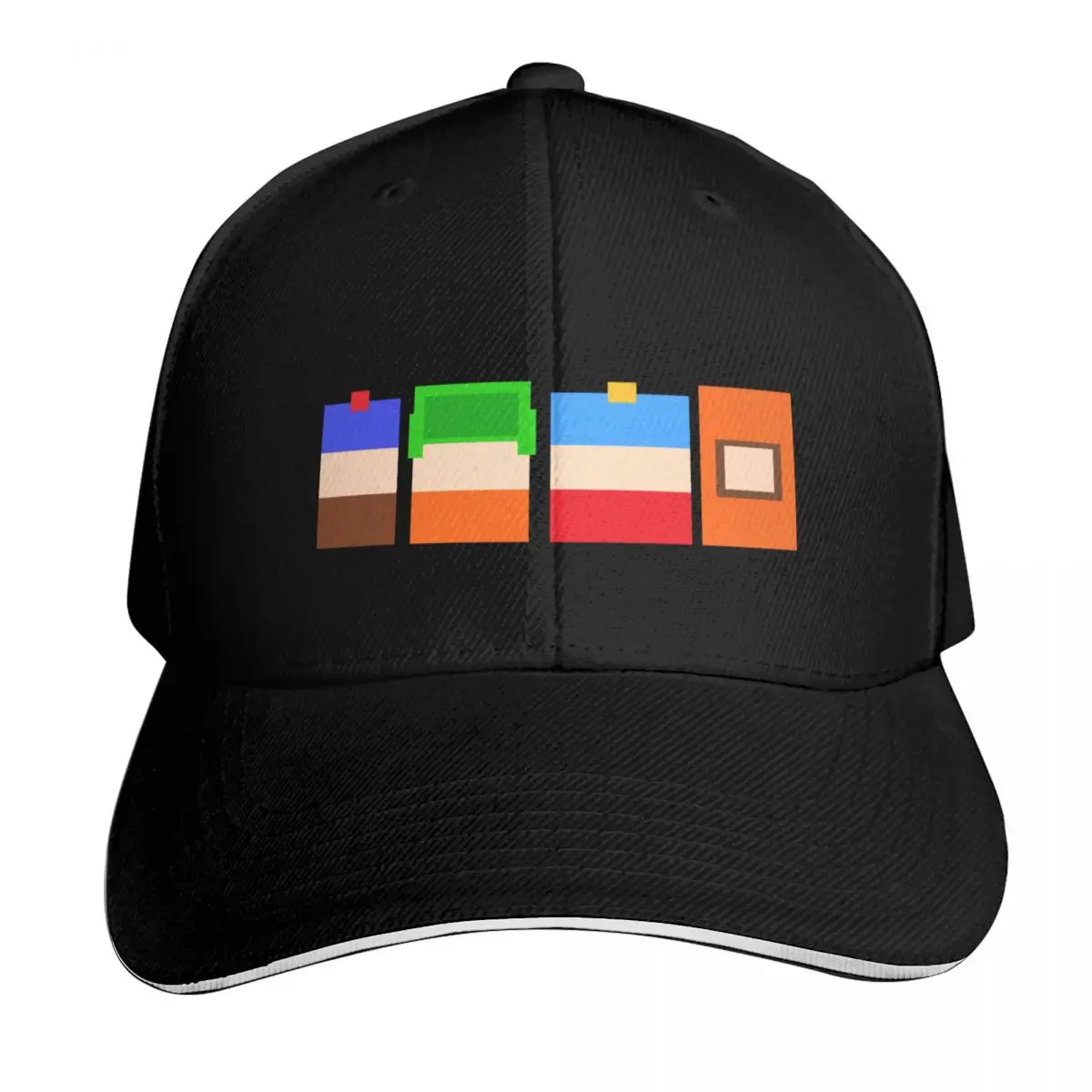 Gorra de béisbol con el logotipo de South Park en formato 8 bits, unisex, para hombres y mujeres, ideal para actividades al aire libre, golf, correr, hacer senderismo, para el verano, la playa y los viajes.