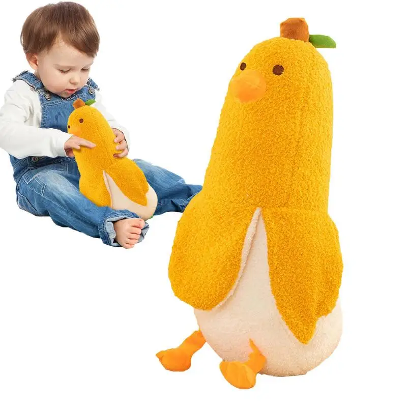 

Banana Duck Plush 27cm Plush Duck Banana Stuffed Animal Soft Cute Plush Toys For Bed Comfortable Huggable Throw Pillow For Kids