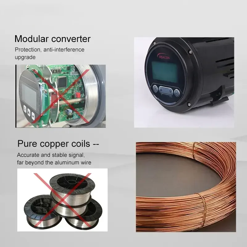 Ce Certification Electromagnetic Flow Meter With Data Logger Cement Sand Flowmeter Mag LDG-MIK