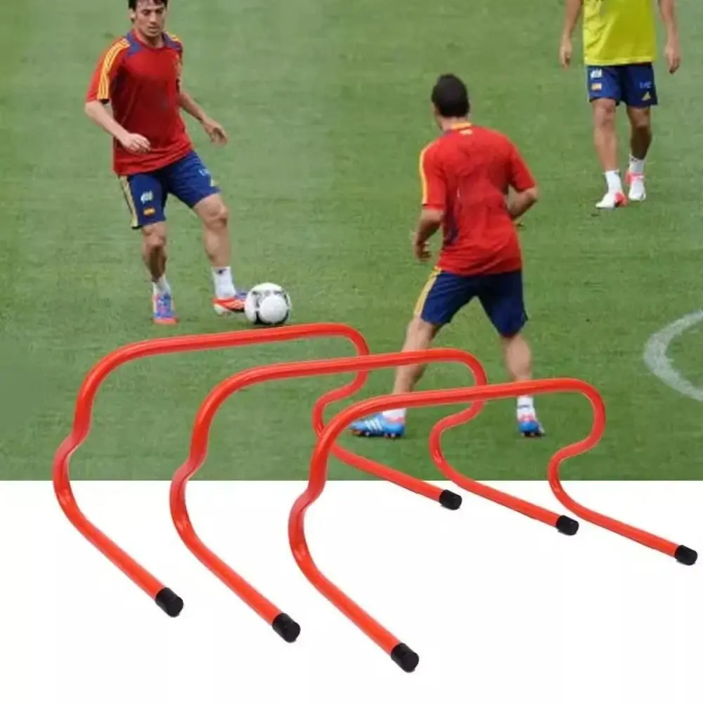 Portable Football Hurdle 15/23cm Speed Agility Training Equipment Hurdle Ladder Adjustable Height Outdoor