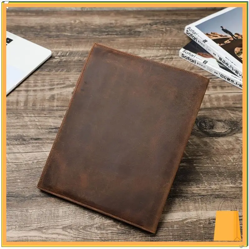 

L53A-Notebook Combination Protective Cover Folder File Book Cover Business Stationery Contract Document Storage Box,B5 Easy To U