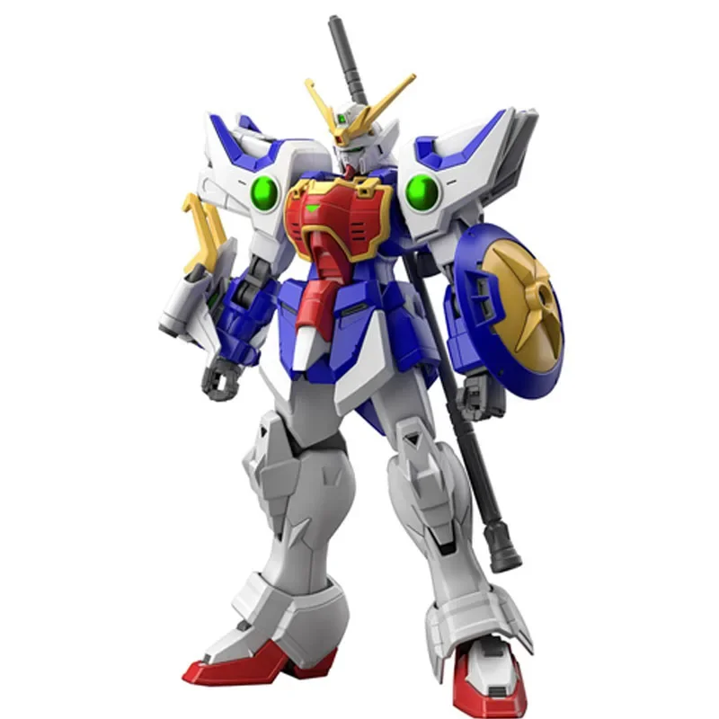 Bandai oryginalna Gundam Anime rysunek XXXG-01S SHENLONG HG 1/144 zabawki figurki akcji dla chłopców prezent dla dzieci Model kolekcjonerski ozdoby