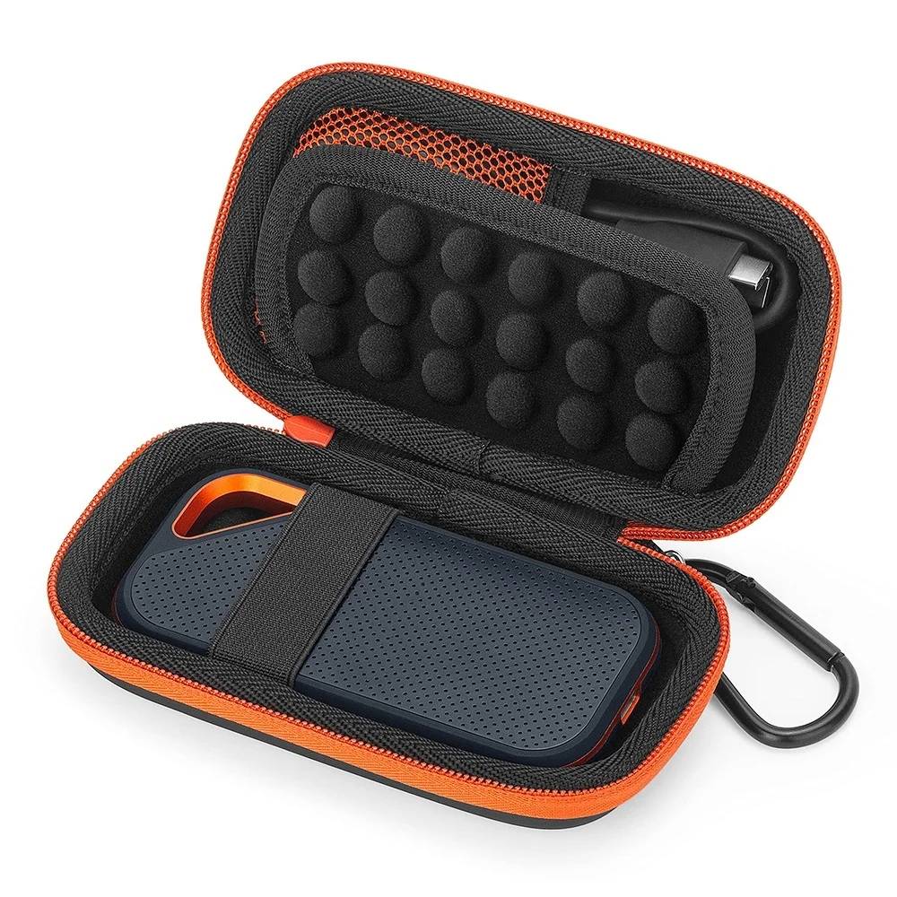 Hard Case Compatible with SanDisk Extreme PRO/for SanDisk 500GB 1TB 2TB 4TB Portable External SSD，Travel Holder for Crucial X8