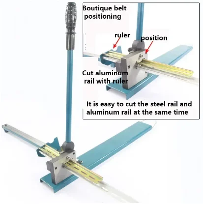 Air Opening Card Track Cutting Machine Quick Guide Cutter Rail Cutter Track Cutting Machine
