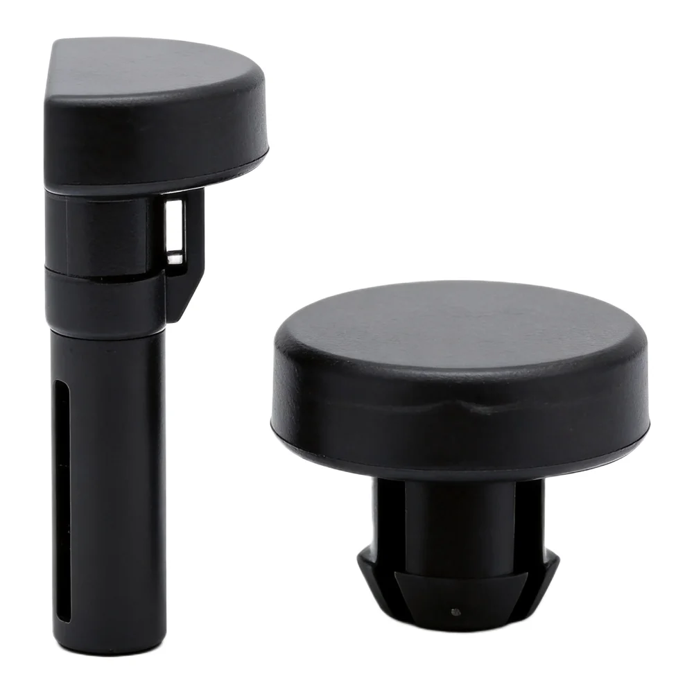 Trunk Lid Hinge Stop Clip 2pcs 12832495 for Saab 9-3 Convertible 2004-2012 Black Plastic Prevents Misalignment