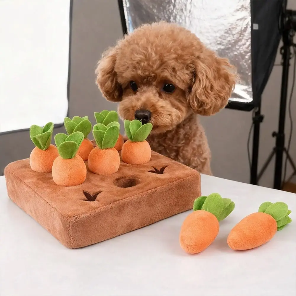 Stress Relief Carrot Snuffle M - Dog Puzzle Feeder Toy ulasan dan harga