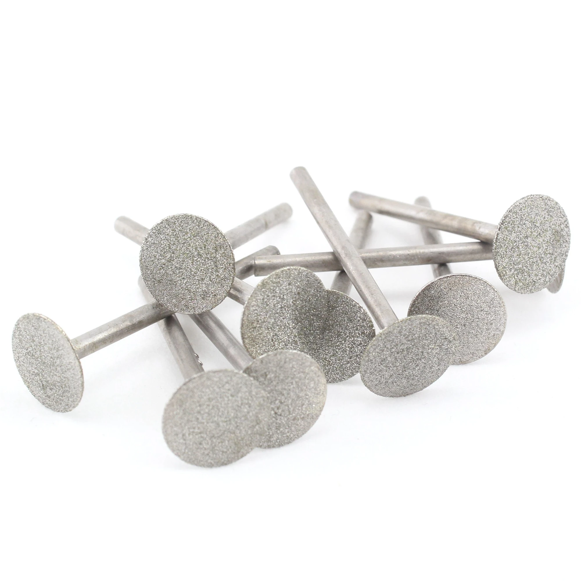 

5Pcs Diamond Grinding Burr Bits Set Super-Thin T Shape 3mm Shank Rotary Tool for Jewelry Glass Stone Metal Carving Lapidary