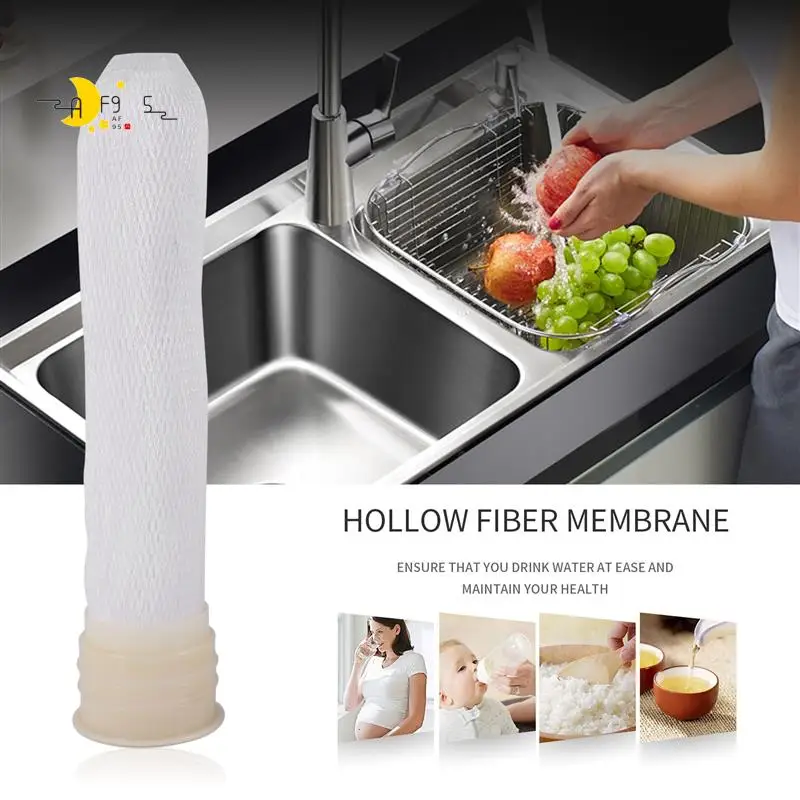 

AF95-4 шт. УФ-мембрана 0,01 микрометра ультрафильтрационная мембрана из полого волокна для фильтра для воды обратного осмоса очиститель белый
