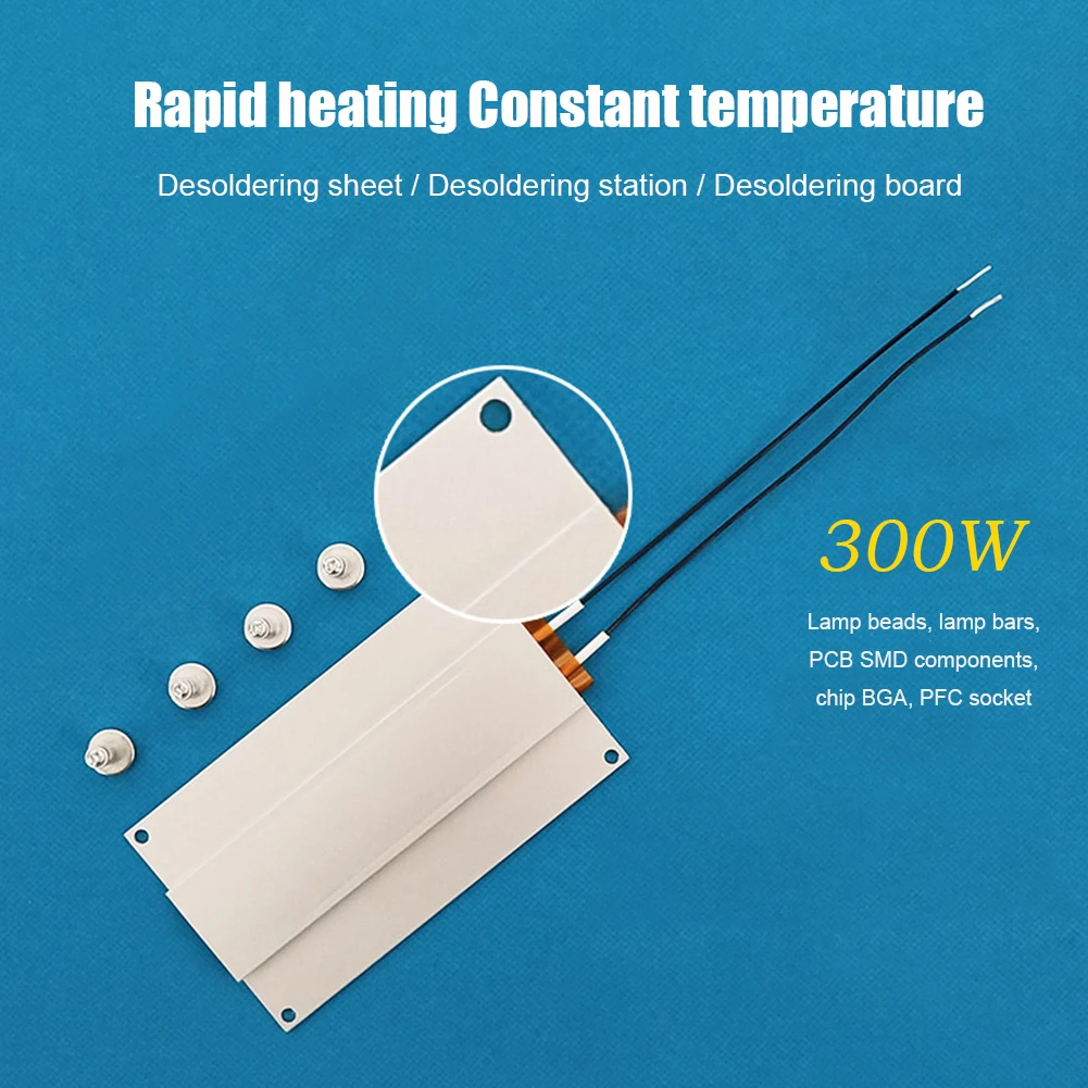 BGA Desoldering Station PTC Fever Plate Preheating Chip LED Bead Remover Boards for FPC Board BGA Solder Ball Remover