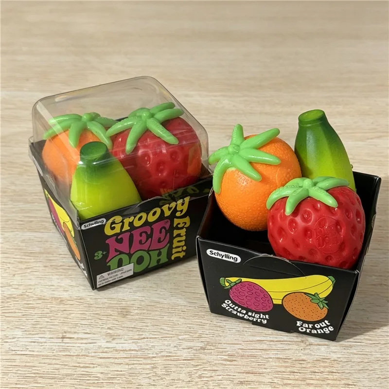 Needoh Cube Drip Fidget Sensory Toy Maltose TPR Mello Mallo Snow Ball Press Doh Change Color Relief Anxiety Focus Calm Down Gift