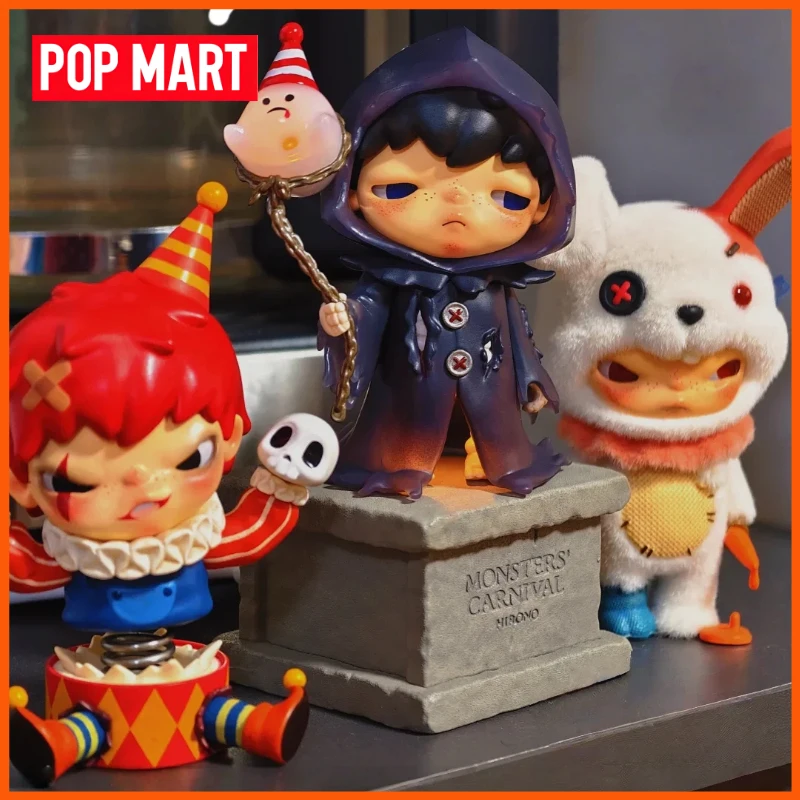 

POPMART Hirono Monster's Carnival Series слепая коробка игрушка Hirono модель гаражный комплект Декор загадочная коробка HIRONO фигурки Рождественский подарок