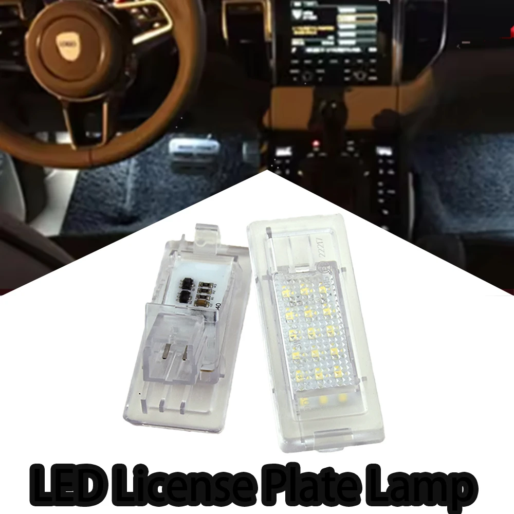 جديد 2X LED رقم الترخيص لوحة ضوء لرينو اسبيس IV المناظر الطبيعية الخلابة II لاغونا II فلوينس كابتور مودوس FL ل داسيا لوجان MCV #6