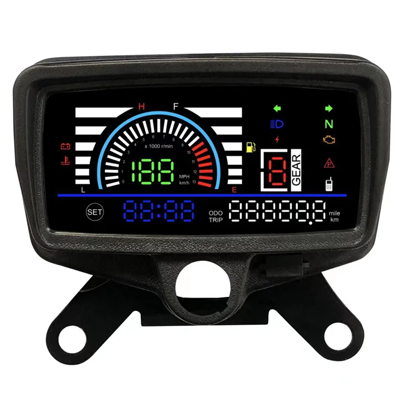 

Classic-Motorcycle Digital Instrument Voltage Efi Speed Oil Level Digital Display For CG150-CG150