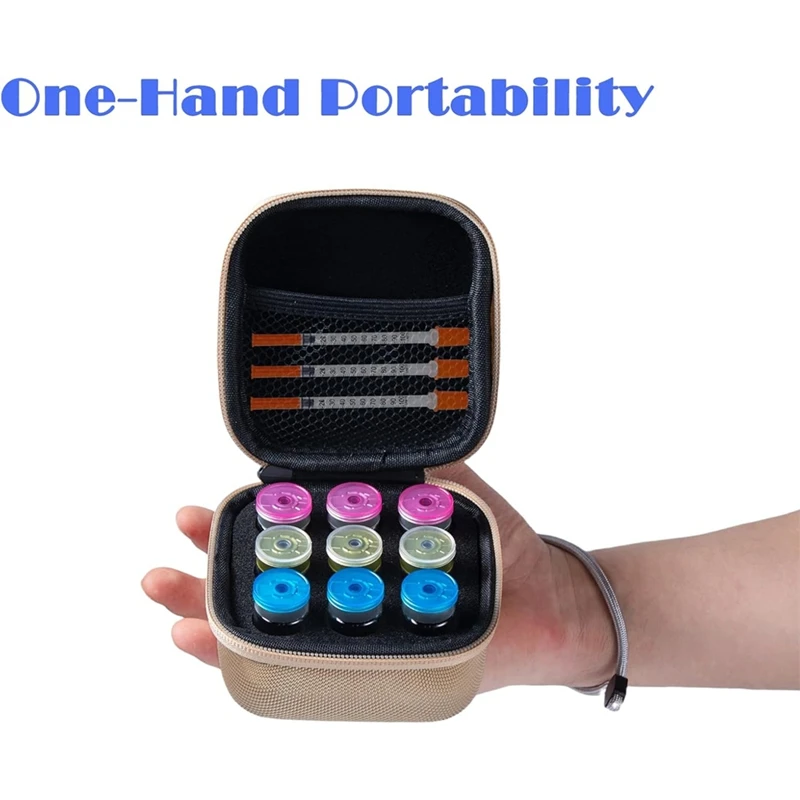 Insulin Fridge Holder Storage Case Insulin Vial Protector Holder Peptide Storage Case Fridge Fits Standard 10ml U-100 Retail image 2