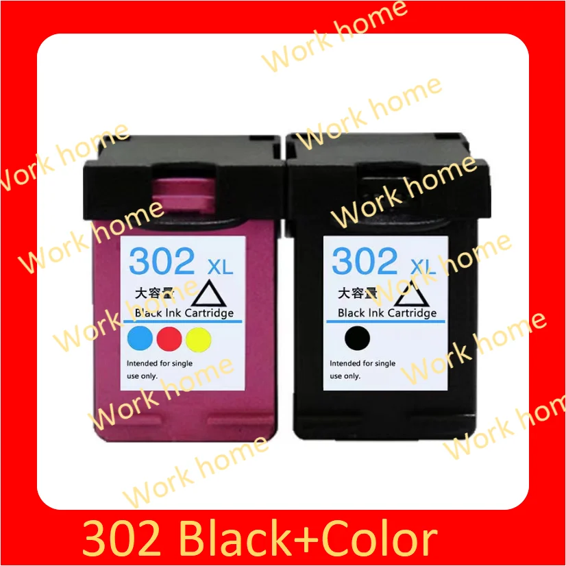 

302XL Ink Cartridge hp 302 For HP Deskjet 3639 1130 2130 4521 Printer