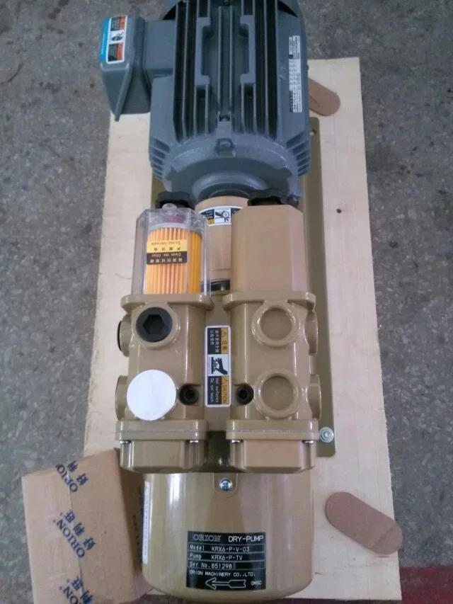 Japan oil-free vacuum pump KRX6-P-V-03  oil-free rotary vane vacuum pump