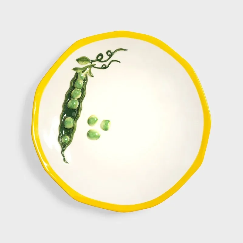 Interesting creative illustration dinner plate decorative plate