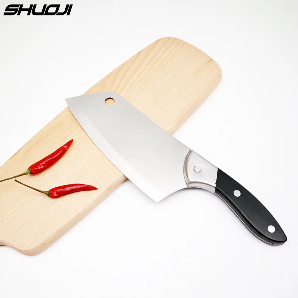 Professional Kitchen Knife 7 Inch Sharp Blade Chopping Chef Knife 5Cr15 Stainless Steel Cooking Knife 58HRC Cleaver Tool