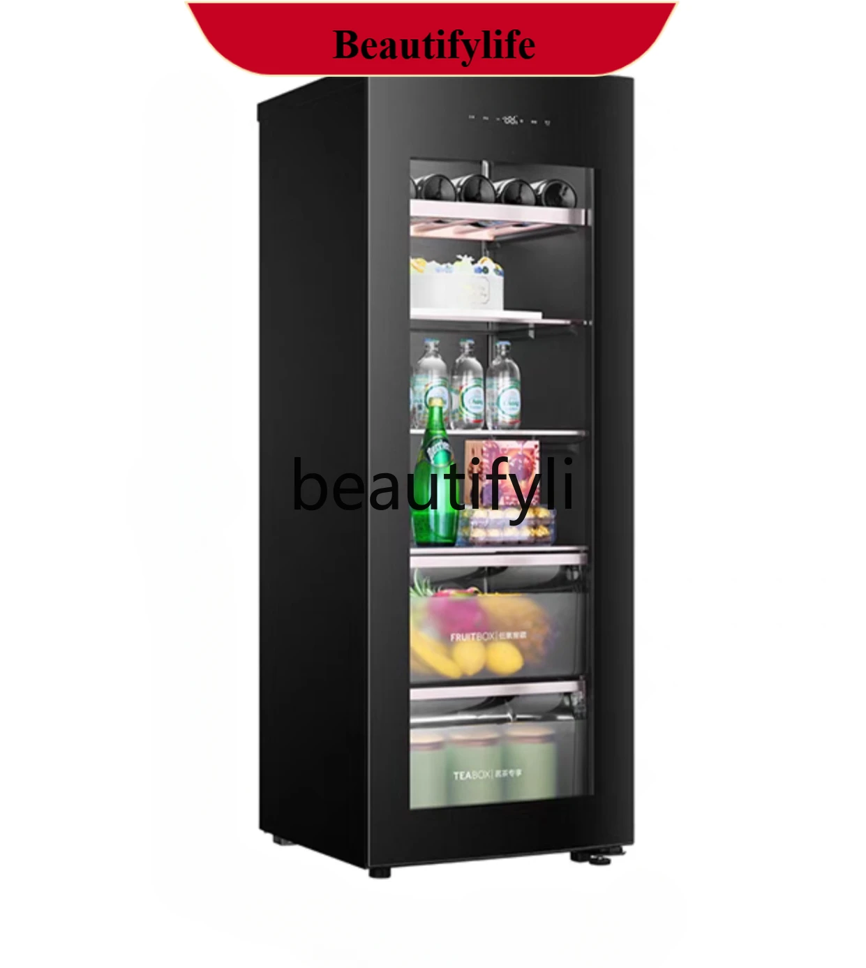 

189 liters frost-free fashion ice bar large-capacity tea drink wine cabinet fruit preservation