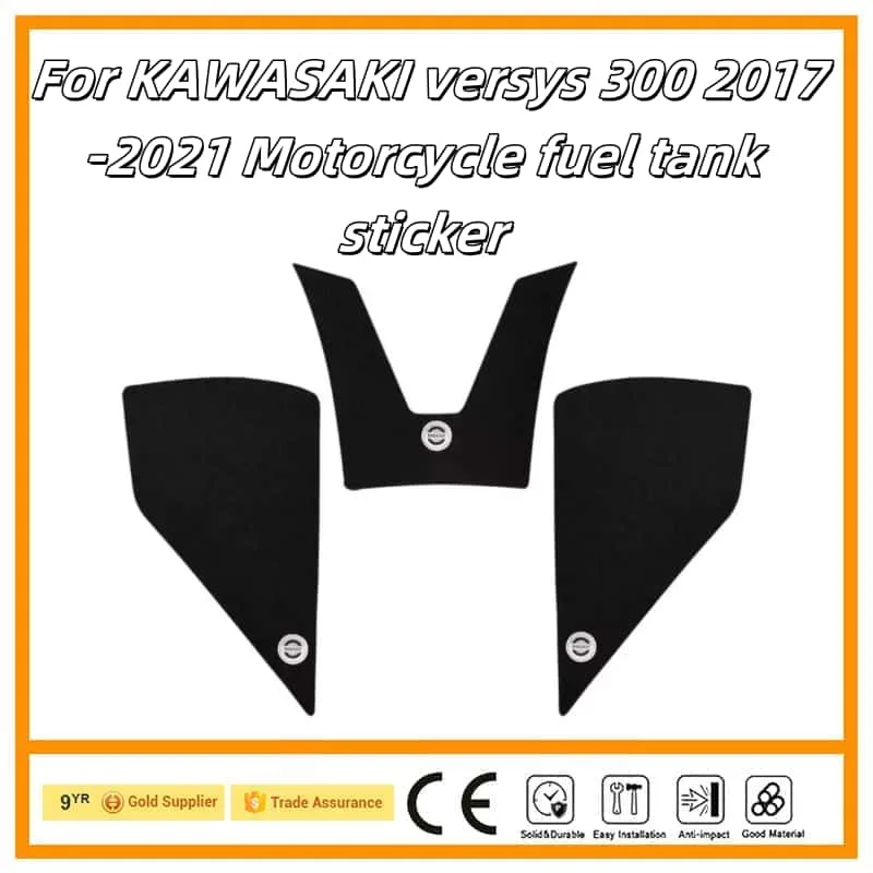 

Наклейка на мотоцикл, нескользящий бак, тяговая боковая накладка, защитная наклейка для KAWASAKI versys 300 2017-2021