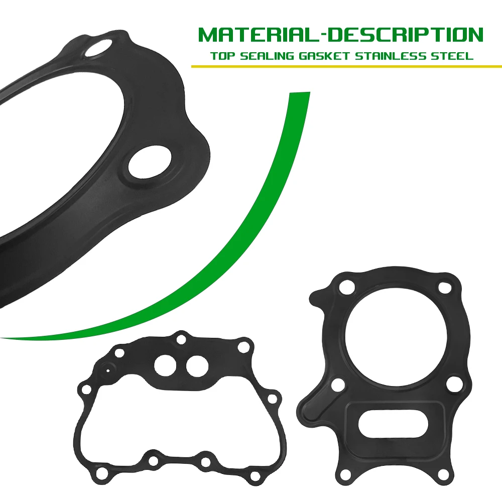 For Honda TRX250X Recon 250 TRX250TE/TM 2009-2023 TRX250EX 2001 2002 2003 2004-2008 Complete Gasket Kit Set & Spark Plug