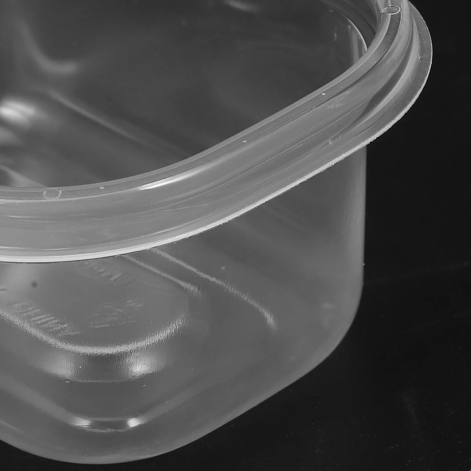 

12pcs 280Ml Disposable Food Containers Plastic Stackable Lunch Boxes For Travel Soup Storage Refrigerator Fruit Crisper Mini