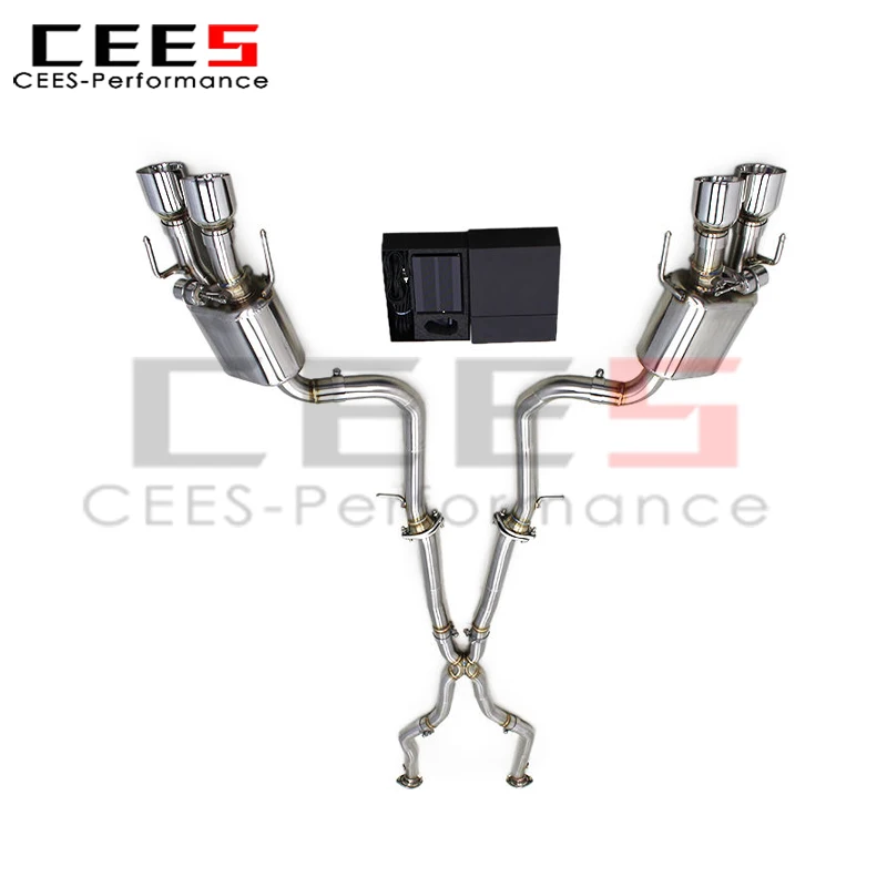 

cees Catback Exhaust Pipe for Lexus RC350 3.5L 2014-2021 Stainless Steel Escape Car Exhaust System Valvetronic Catback Muffler