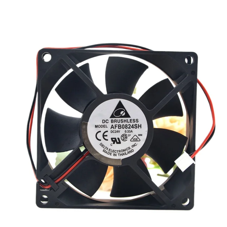 AFB0824SH Delta 8025 24V 0.33A 8cm Large Air Volume Inverter Fan Original Cooling Fan